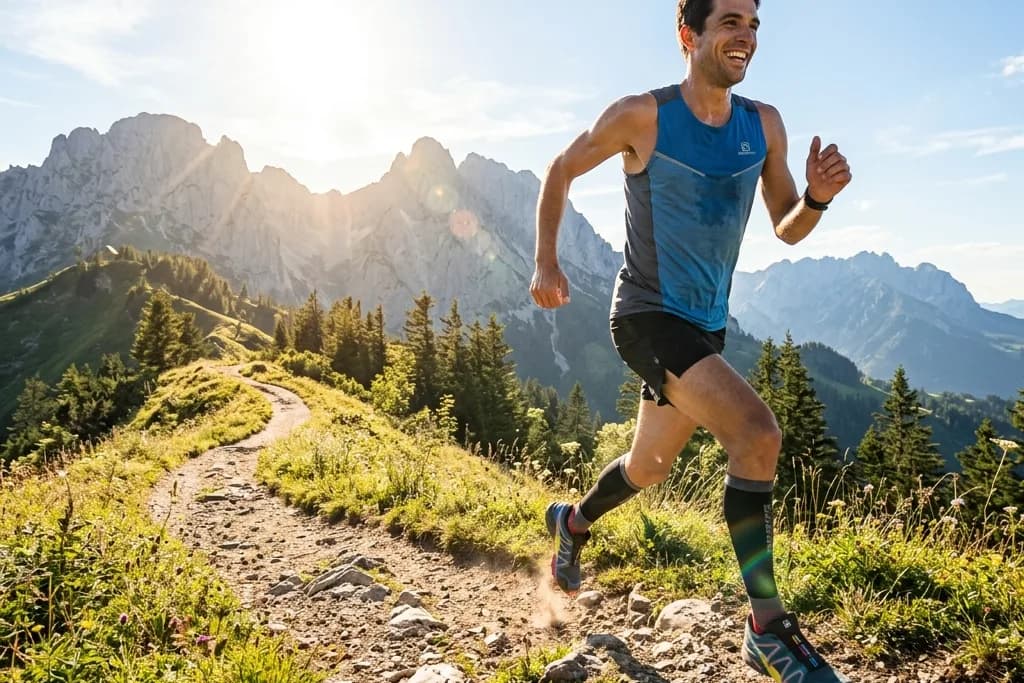 Trailrunner in den bayerischen Alpen – akute Sportverletzungen erfordern schnelles Handeln