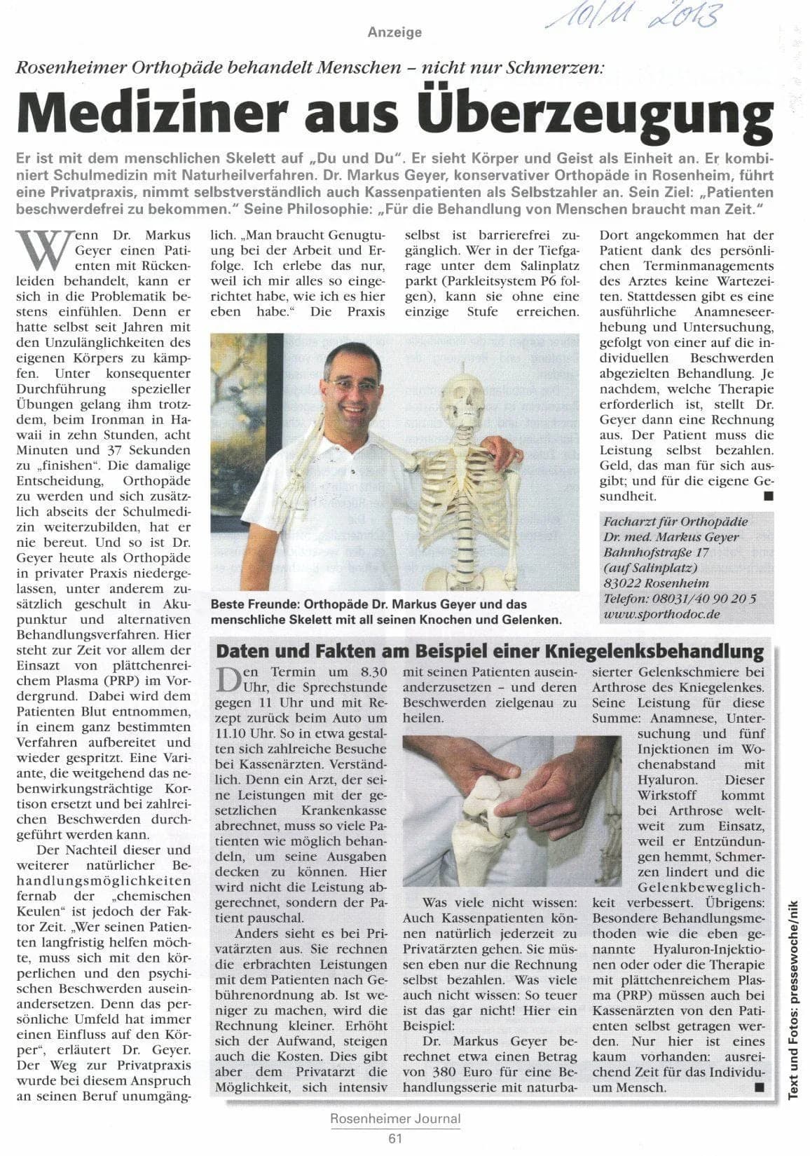 ACP Behandlungsverlauf - Mediziner aus Überzeugung